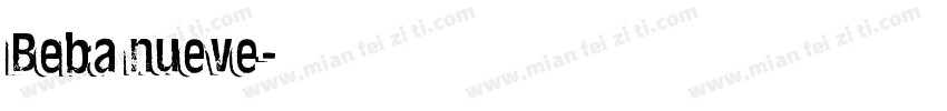 Beba nueve字体转换